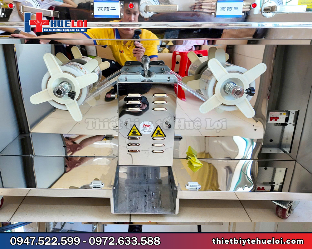 Máy sắc thuốc đóng túi tự động 03 nồi đun